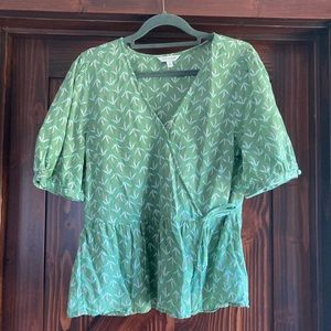 Lucky Brand blouse with tie